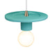 Justice Designs - CER-6320-RFPL-ABRS-WTCD - One Light Pendant - Radiance Collection - Reflecting Pool