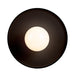 Justice Designs - CER-6325-CRB-CROM-BKCD - One Light Pendant - Radiance Collection - Carbon - Matte Black