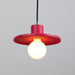 Justice Designs - CER-6325-CRSE-CROM-BKCD - One Light Pendant - Radiance Collection - Cerise