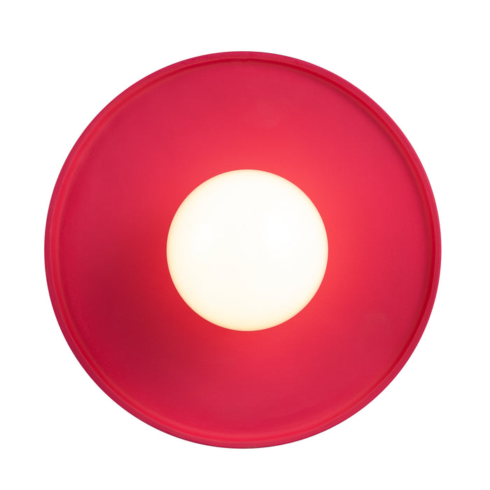 Justice Designs - CER-6325-CRSE-MBLK-BKCD - One Light Pendant - Radiance Collection - Cerise