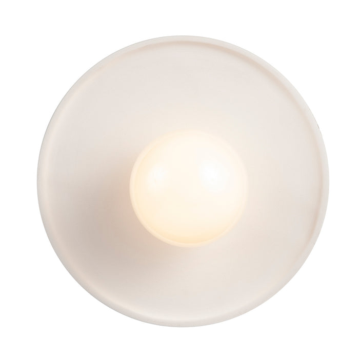 Justice Designs - CER-6325-MAT-MBLK-BKCD - One Light Pendant - Radiance Collection - Matte White