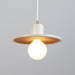 Justice Designs - CER-6325-MTGD-ABRS-WTCD - One Light Pendant - Radiance Collection - Matte White with Champagne Gold internal finish