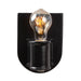 Justice Designs - CER-7031-CRB-NCKL - One Light Wall Sconce - American Classics - Carbon - Matte Black