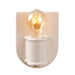 Justice Designs - CER-7031-MAT-BRSS - One Light Wall Sconce - American Classics - Matte White
