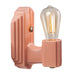 Justice Designs - CER-7041-BSH-NCKL - One Light Wall Sconce - American Classics - Gloss Blush
