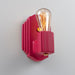 Justice Designs - CER-7041-CRSE-BRSS - One Light Wall Sconce - American Classics - Cerise
