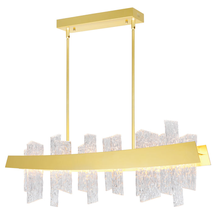 CWI Lighting - 1246P39-602 - LED Chandelier - Guadiana - Satin Gold
