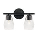 Capital Lighting - 145021MB-524 - Two Light Vanity - Dena - Matte Black
