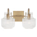 Capital Lighting - 145121AD - Two Light Vanity - Nyla - Aged Brass