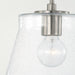 Capital Lighting - 346912BN - One Light Pendant - Baker - Brushed Nickel