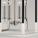 Capital Lighting - 544742NK - Four Light Foyer Pendant - Bleeker - Polished Nickel and Matte Black