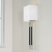 Capital Lighting - 644711NK - One Light Wall Sconce - Bleeker - Polished Nickel and Matte Black