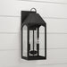 Capital Lighting - 946321BK - Two Light Outdoor Wall Lantern - Burton - Black