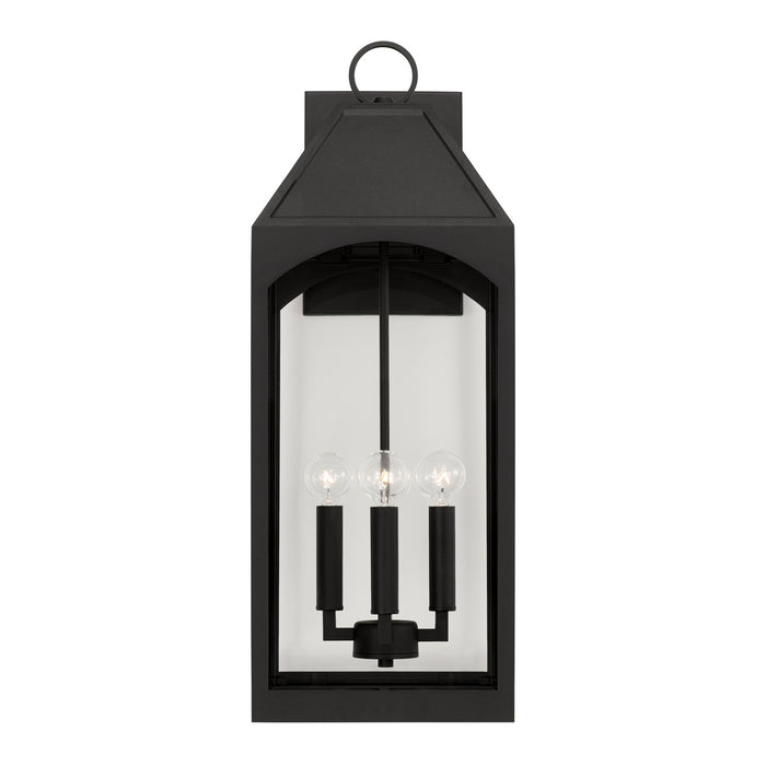 Capital Lighting - 946341BK - Four Light Outdoor Wall Lantern - Burton - Black