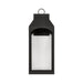 Capital Lighting - 946341BK-GL - One Light Outdoor Wall Lantern - Burton - Black