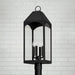 Capital Lighting - 946343BK - Four Light Outdoor Post Lantern - Burton - Black