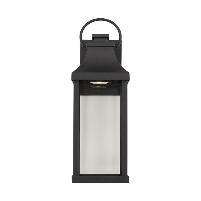 Capital Lighting - 946411BK-GL - One Light Outdoor Wall Lantern - Bradford - Black