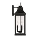 Capital Lighting - 946431BK - Three Light Outdoor Wall Lantern - Bradford - Black