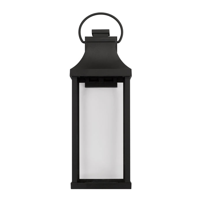 Capital Lighting - 946431BK-GL - One Light Outdoor Wall Lantern - Bradford - Black