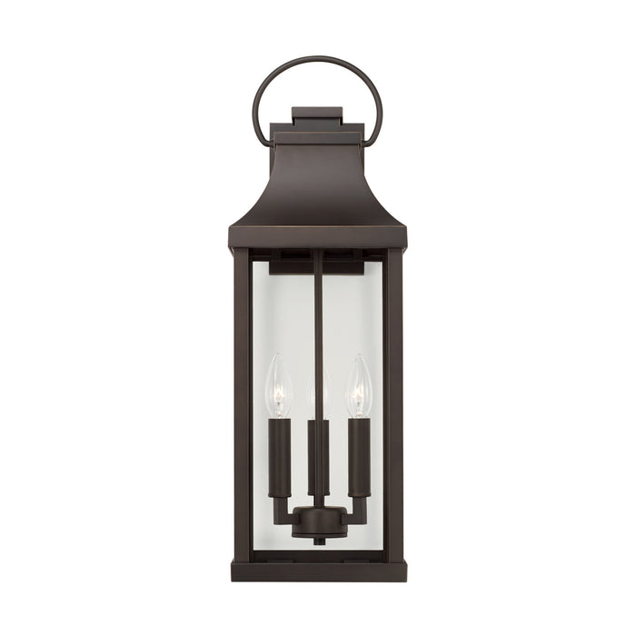 Capital Lighting - 946431OZ - Three Light Outdoor Wall Lantern - Bradford - Oiled Bronze