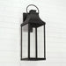 Capital Lighting - 946441BK-GL - One Light Outdoor Wall Lantern - Bradford - Black