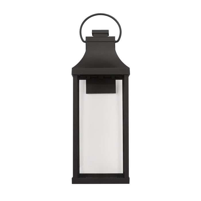 Capital Lighting - 946441BK-GL - One Light Outdoor Wall Lantern - Bradford - Black