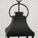 Capital Lighting - 946442BK - Four Light Outdoor Hanging Lantern - Bradford - Black