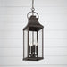 Capital Lighting - 946442OZ - Four Light Outdoor Hanging Lantern - Bradford - Oiled Bronze