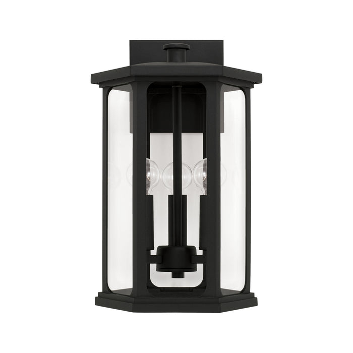 Capital Lighting - 946631BK - Three Light Outdoor Wall Lantern - Walton - Black