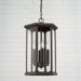 Capital Lighting - 946642OZ - Four Light Outdoor Hanging Lantern - Walton - Oiled Bronze