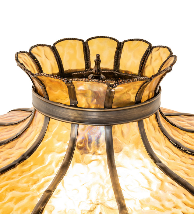 Meyda Tiffany - 250201 - Three Light Floor Lamp - Frederick - Mahogany Bronze