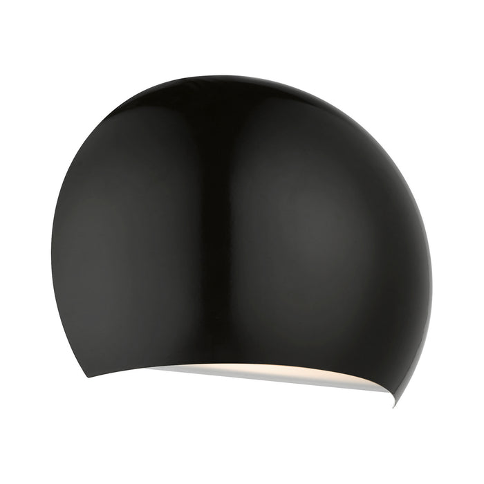 Livex Lighting - 40802-68 - One Light Wall Sconce - Piedmont - Shiny Black