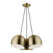Livex Lighting - 40803-01 - Three Light Pendant - Piedmont - Antique Brass
