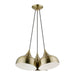 Livex Lighting - 40983-01 - Three Light Pendant - Amador - Antique Brass