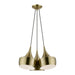 Livex Lighting - 40993-01 - Three Light Pendant - Waldorf - Antique Brass