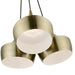 Livex Lighting - 40993-01 - Three Light Pendant - Waldorf - Antique Brass