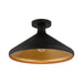 Livex Lighting - 41020-04 - One Light Semi-Flush Mount - Geneva - Black