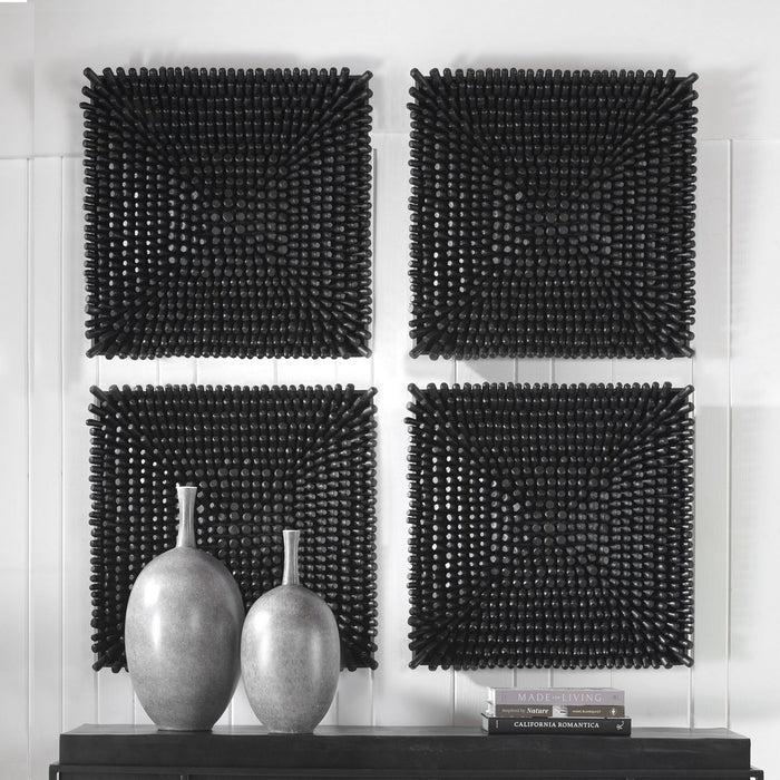 Uttermost - 04321 - Wall Panel - Portside - Satin Black