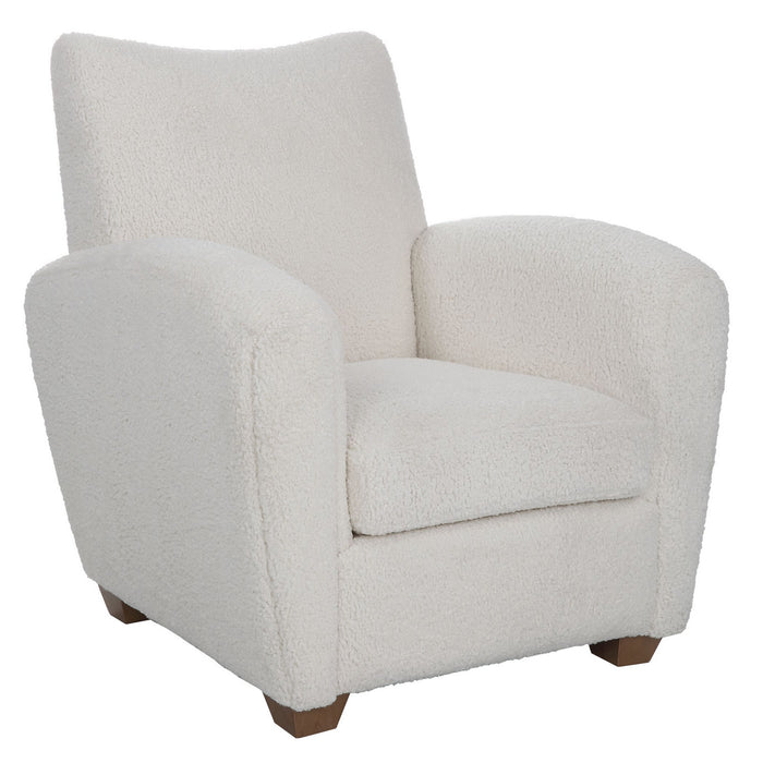 Uttermost - 23682 - Accent Chair - Teddy - White