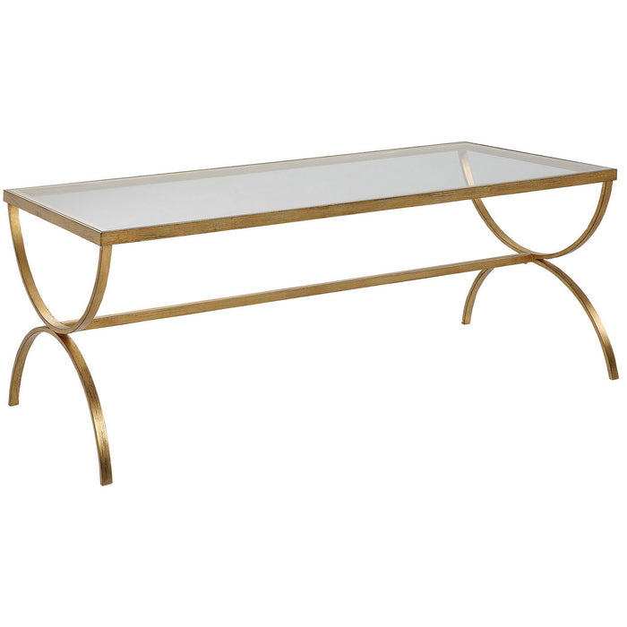 Uttermost - 25186 - Coffee Table - Crescent - Antiqued Gold