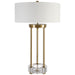 Uttermost - 30013-1 - Two Light Table Lamp - Pantheon - Antique Brass