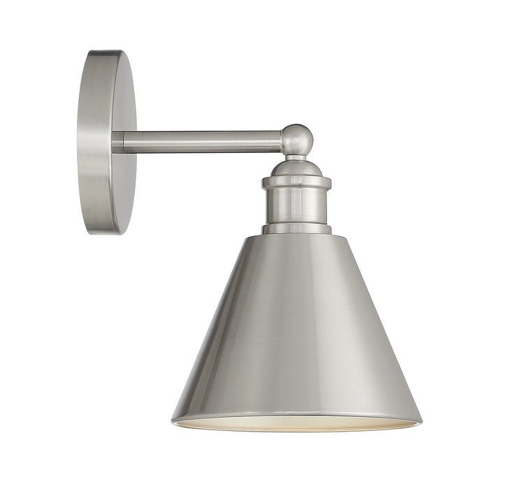 Meridian - M90087BN - One Light Wall Sconce - Brushed Nickel