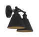 Meridian - M80063MBK - Two Light Bathroom Vanity Light - Matte Black