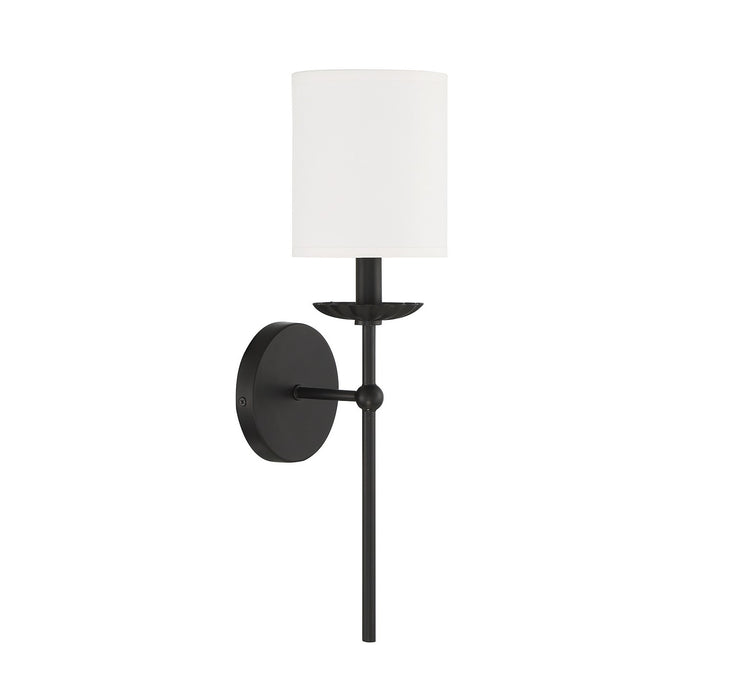 Meridian - M90079MBK - One Light Wall Sconce - Matte Black