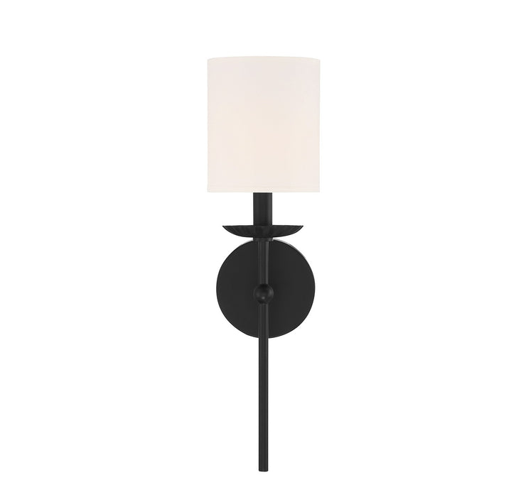 Meridian - M90079MBK - One Light Wall Sconce - Matte Black