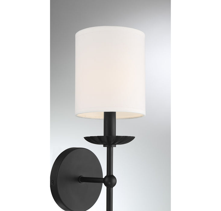 Meridian - M90079MBK - One Light Wall Sconce - Matte Black