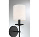 Meridian - M90079MBK - One Light Wall Sconce - Matte Black