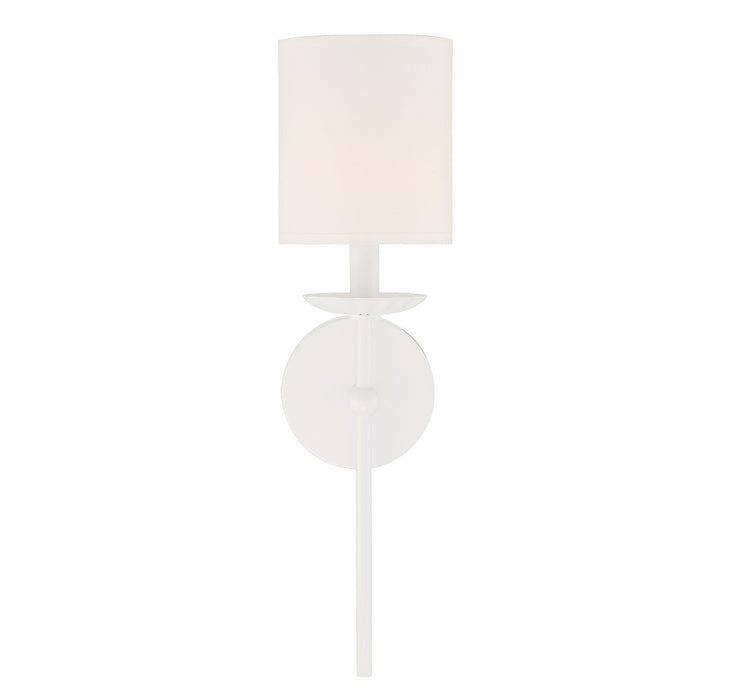 Meridian - M90079WH - One Light Wall Sconce - White