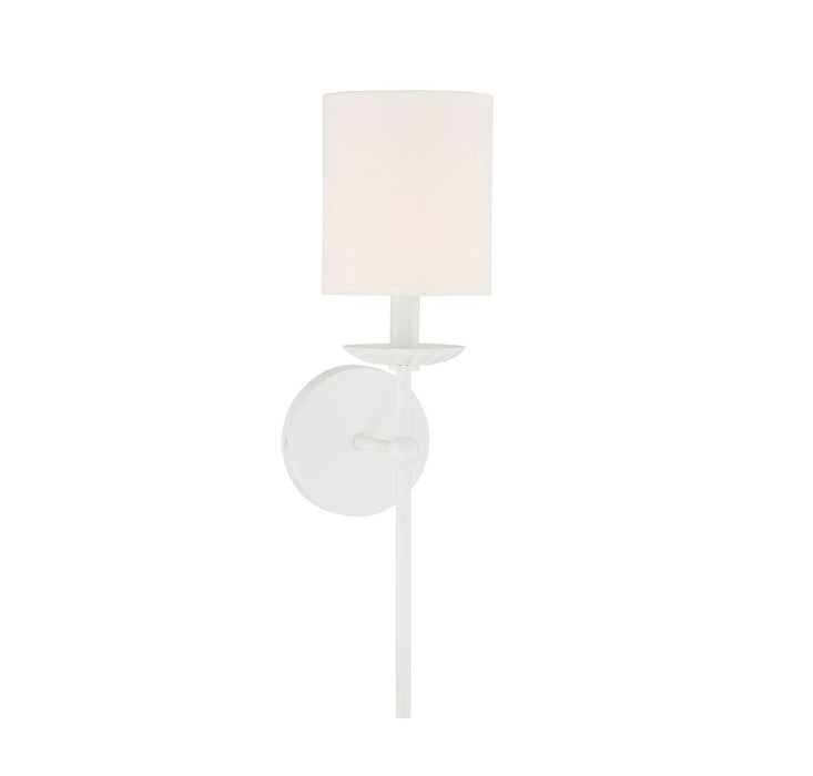 Meridian - M90079WH - One Light Wall Sconce - White