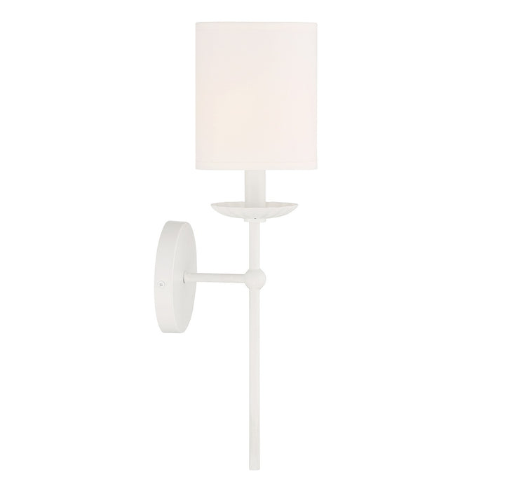 Meridian - M90079WH - One Light Wall Sconce - White